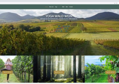 Yoga Wald Wein - Home